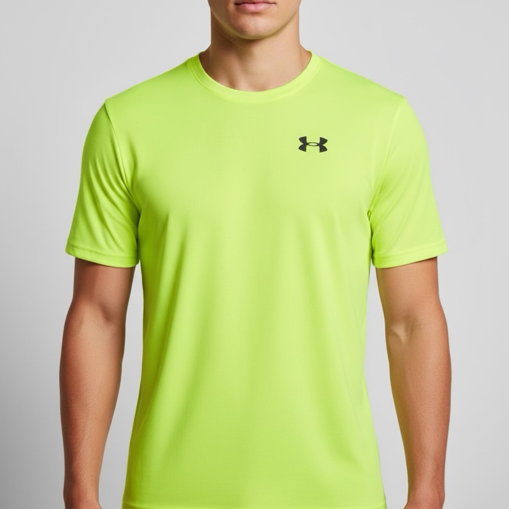 Under Armour Boys Tech 2.0 Short Sleeve T-Shirt Youth L 14/16 Neon Green